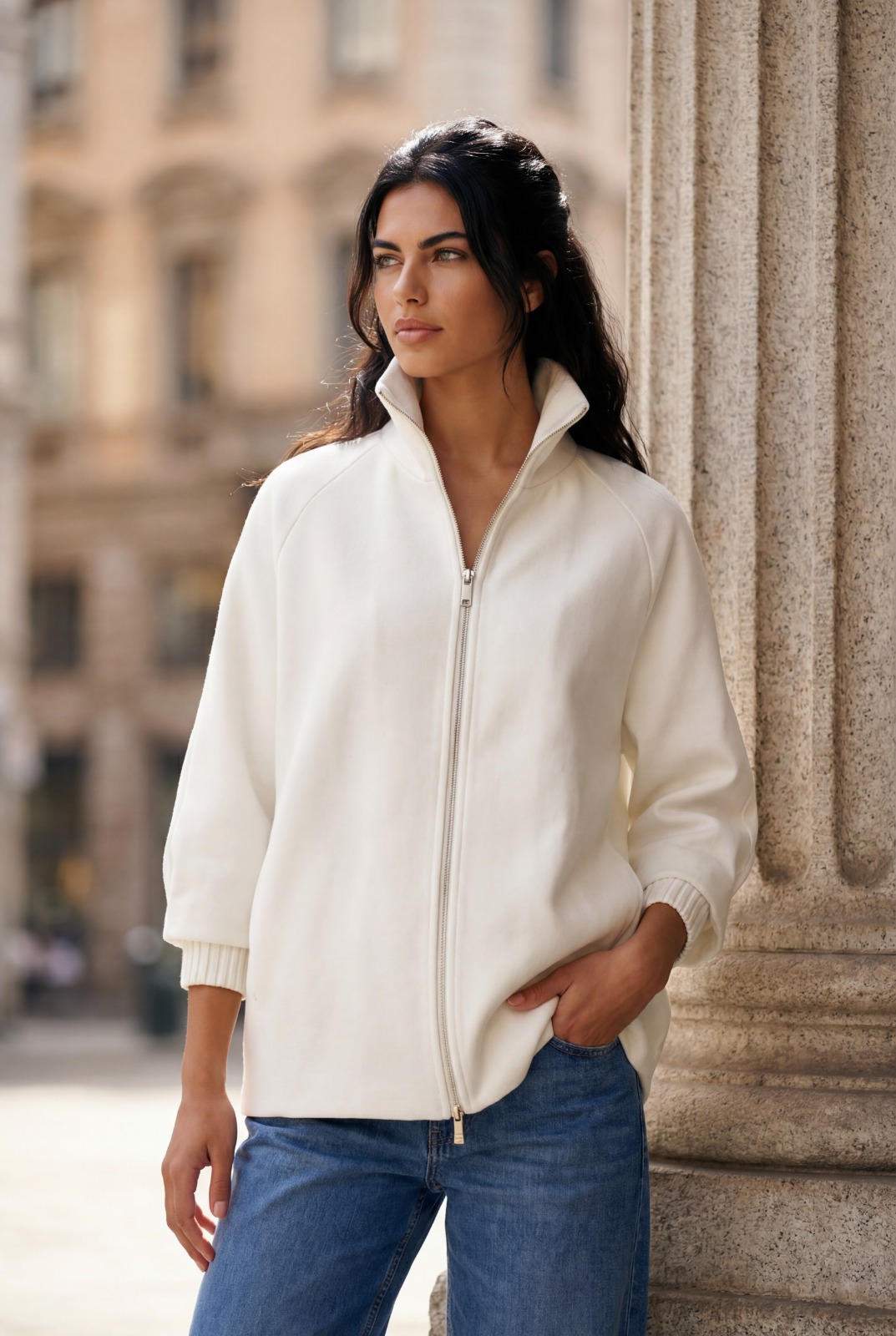 Damska kurtka wełniana DF 090