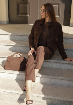 Damska kurtka skórzana DF 540