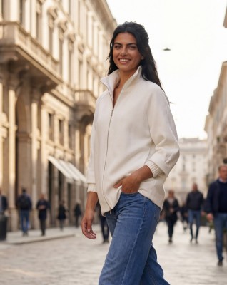 Damska kurtka wełniana DF 090